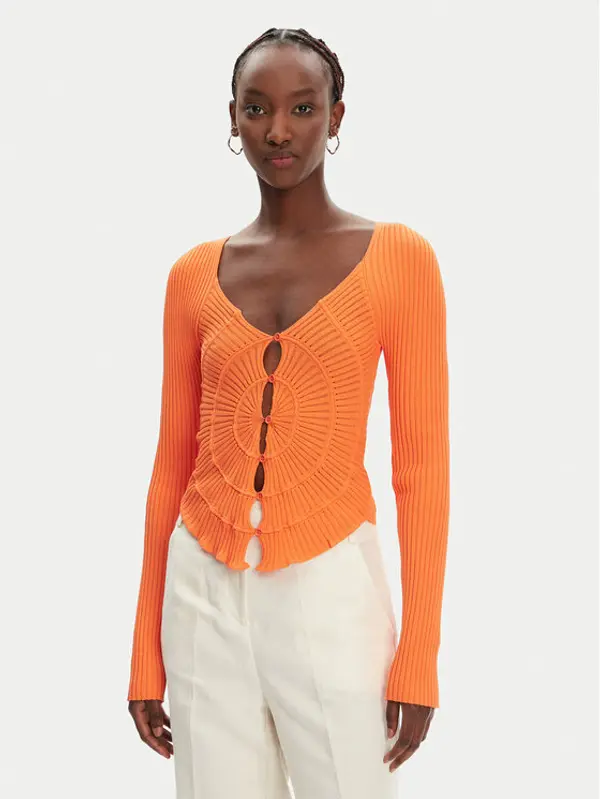 pinko PINKO Kardigan Vergina 104627 A2E6 Narančasta Slim Fit