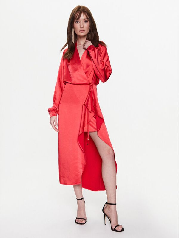 PINKO Pinko Koktel haljina 100295 Z345 Crvena Regular Fit