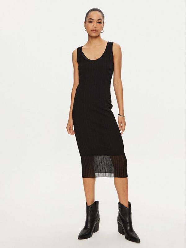 PINKO PINKO Koktel haljina 103540 A1ND Crna Slim Fit