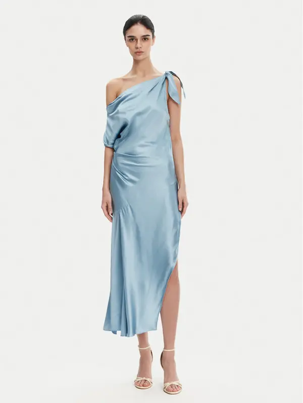 pinko PINKO Koktel haljina 104986 A2GZ Svijetloplava Regular Fit
