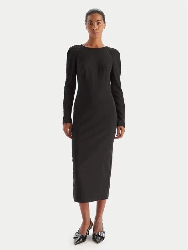 pinko PINKO Koktel haljina 105670 A2QV Z99 Crna Regular Fit