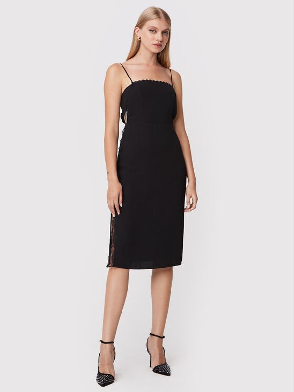 PINKO Pinko Koktel haljina Adonella 1G1848 V0B0 Crna Regular Fit