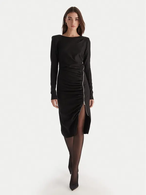 pinko PINKO Koktel haljina Almundenta Abito 106126 A2ZU Crna Regular Fit
