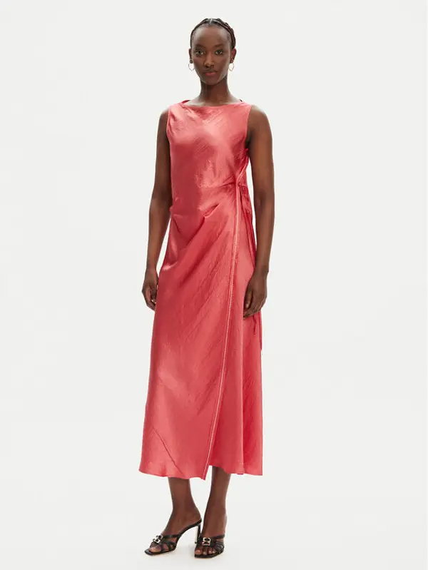 pinko PINKO Koktel haljina Amico 105011 A2BU Koraljna Regular Fit