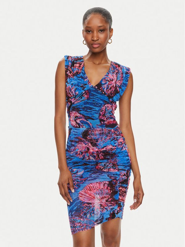 PINKO Pinko Koktel haljina Androgeo Abito 103224 A1OB Plava Slim Fit