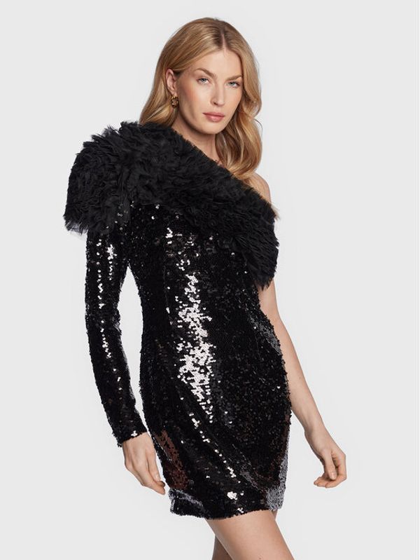 Pinko Pinko Koktel haljina Gorgona 100517 A0M4 Crna Slim Fit