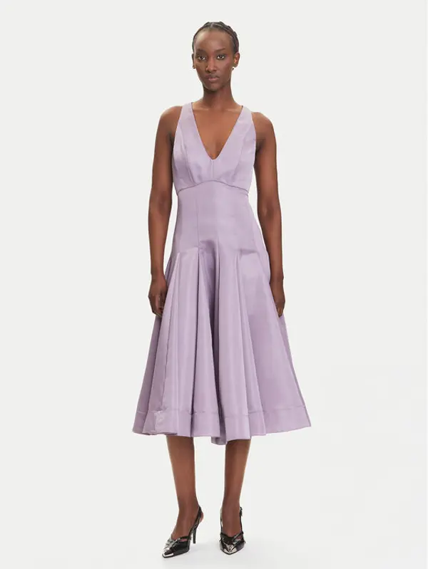 pinko PINKO Koktel haljina Smergo 104912 A2DL Ljubičasta Regular Fit