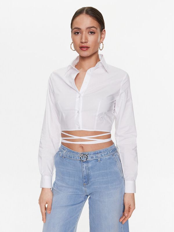 Pinko Pinko Košulja Caloroso 100697 Y6VW Bijela Regular Fit