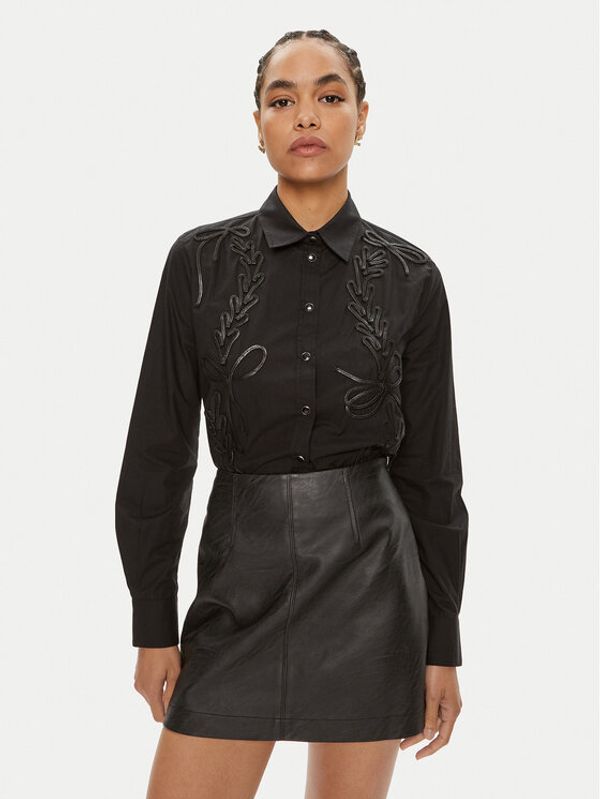 PINKO Pinko Košulja Chips 103474 A1UU Crna Regular Fit