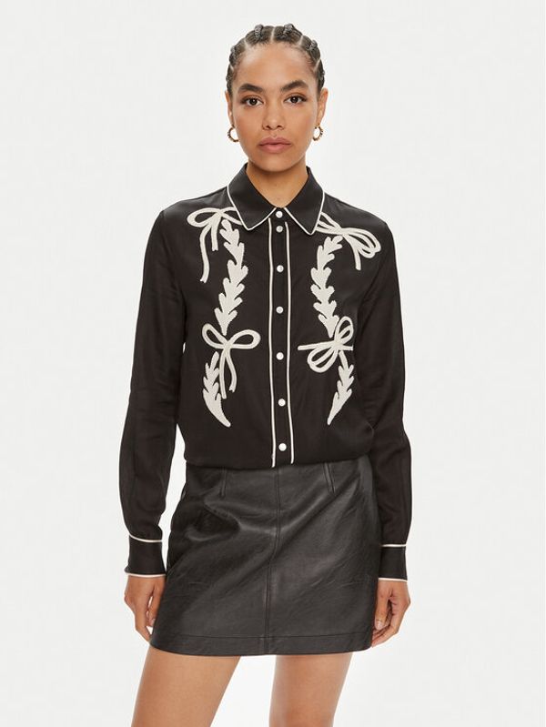 PINKO Pinko Košulja Chips Camicia 103474 A1XM Crna Regular Fit