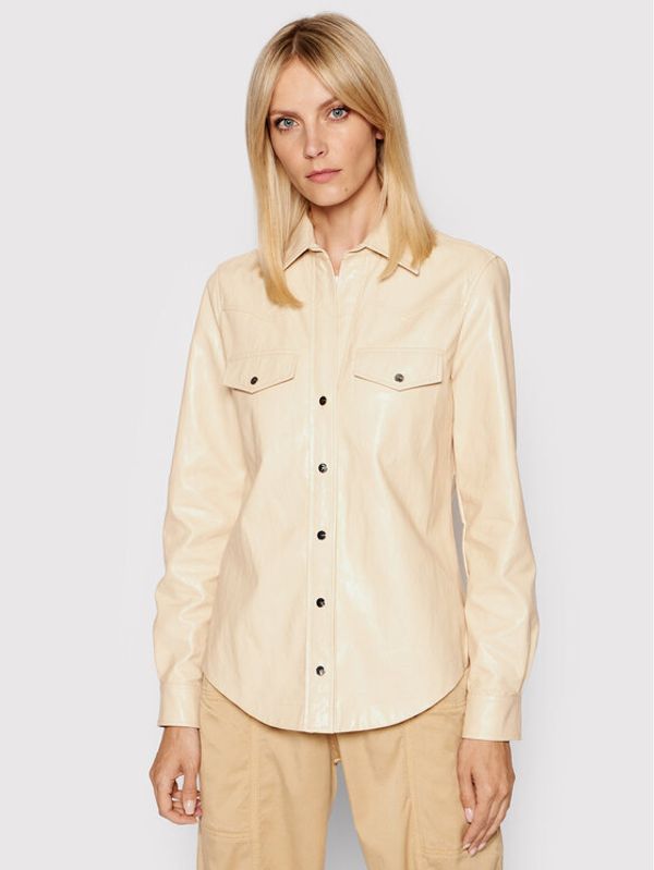Pinko Pinko Košulja Ciambella 2 1G16EB 7866 Bež Regular Fit
