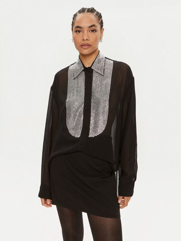 Pinko Pinko Košulja Circe Camicia 102855 A1N5 Crna Regular Fit