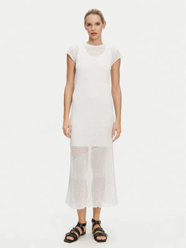 pinko PINKO Ljetna haljina 104643 A2EB Z04 Bijela Regular Fit