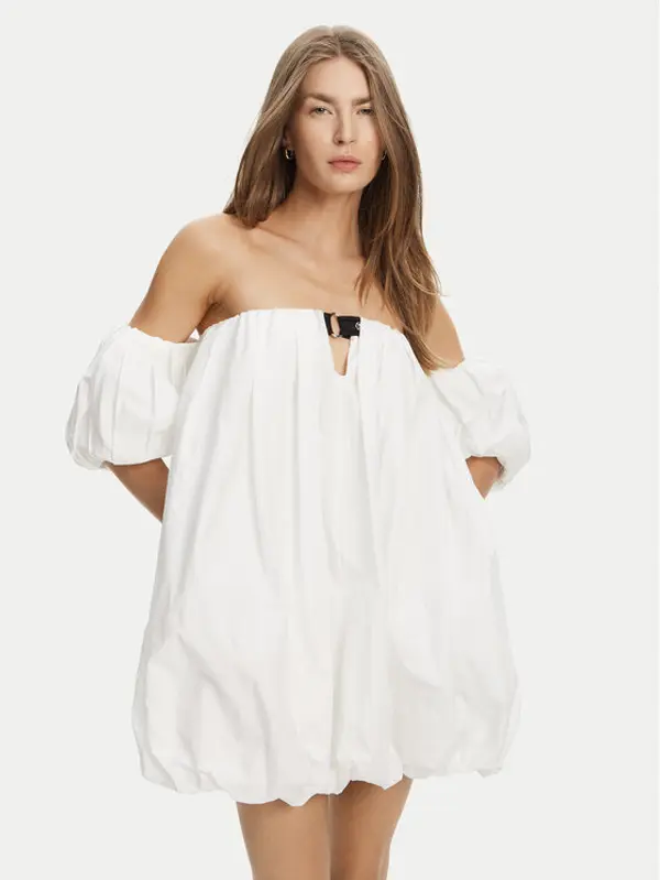 pinko PINKO Ljetna haljina 105211 A2LD ZZ1 Bijela Regular Fit