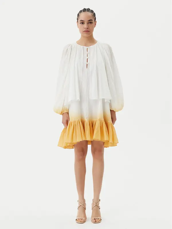 pinko PINKO Ljetna haljina Inventi Abito 104949 A2G4 Écru Relaxed Fit