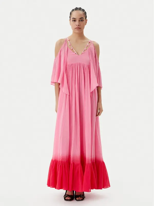 pinko PINKO Ljetna haljina Io Canto Abito 104950 A2G4 Ružičasta Relaxed Fit