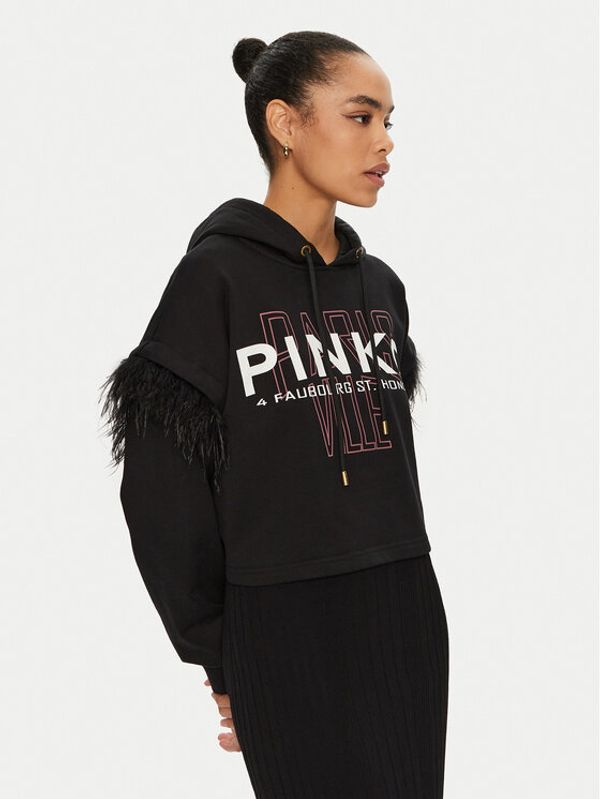 PINKO PINKO Majica 103129 A1LU Crna Regular Fit