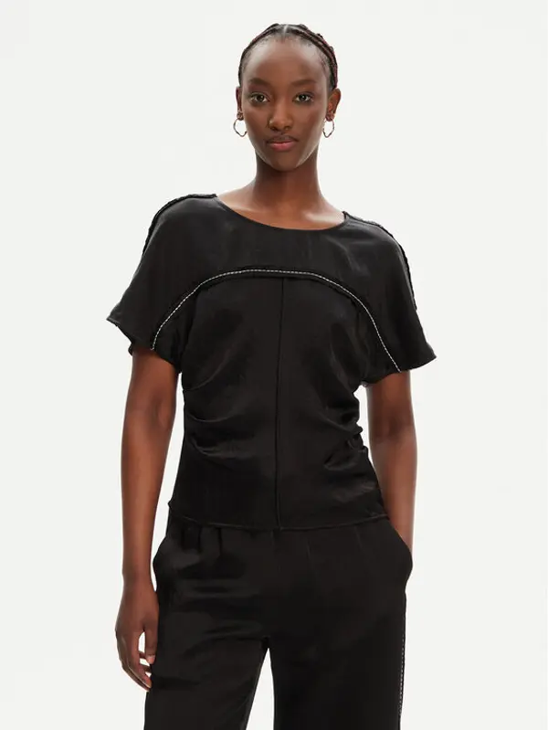 pinko PINKO Majica 104596 A2BU Crna Regular Fit
