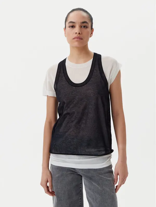 pinko PINKO Majica 105152 A2LS Crna Regular Fit