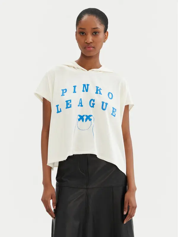 pinko PINKO Majica Belinda 104875 A2HL Écru Regular Fit