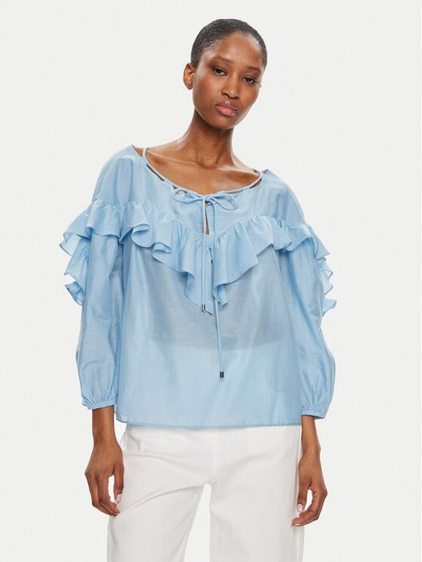 PINKO Pinko Majica Bones 103586 A1X2 Plava Regular Fit