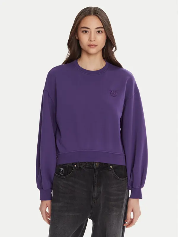 pinko PINKO Majica dugih rukava Maliardo 105510 A2RB Ljubičasta Regular Fit