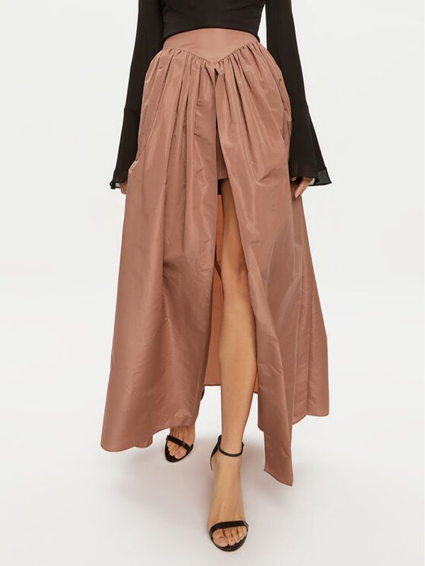 PINKO Pinko Maxi suknja Botticino 102784 Y3LE Smeđa Relaxed Fit