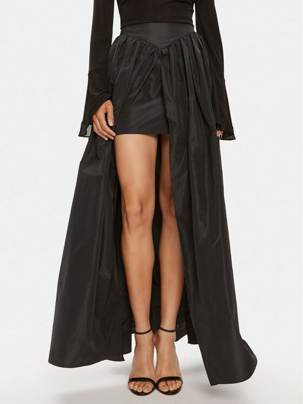 PINKO Pinko Maxi suknja Botticino 102784 Y3LE Z99 Crna Relaxed Fit