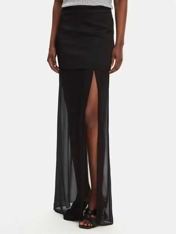 pinko PINKO Maxi suknja Gaerzetta 104686 A2CO Crna Regular Fit
