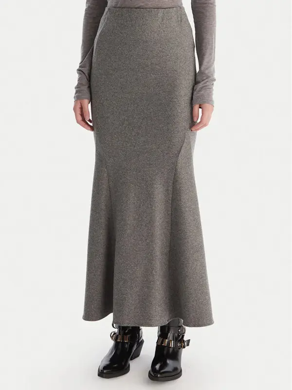 pinko PINKO Maxi suknja Pabla 106095 A2ZU Siva Regular Fit