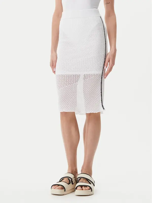 pinko PINKO Midi suknja Trivor 104892 A2EB Bijela Regular Fit