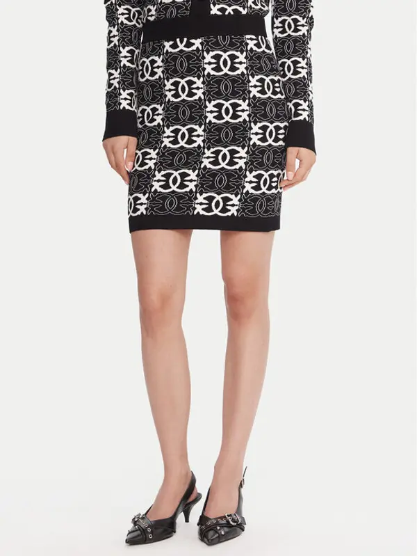 pinko PINKO Mini suknja Bang Bang 106040 A2YD Crna Slim Fit
