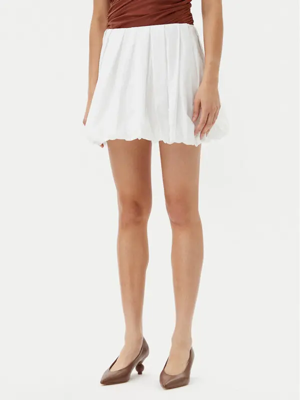 pinko PINKO Mini suknja Cadric 105183 A2LD Bijela Regular Fit