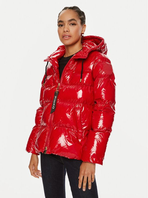 PINKO Pinko Pernata jakna Eleodoro 101597 A11K Crvena Regular Fit