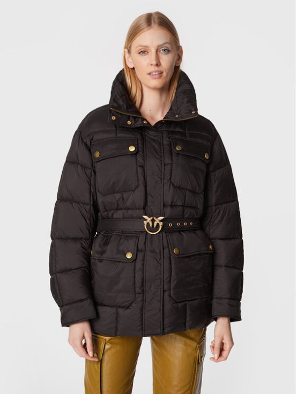 PINKO Pinko Pernata jakna Olga 1G18JC A082 Crna Relaxed Fit