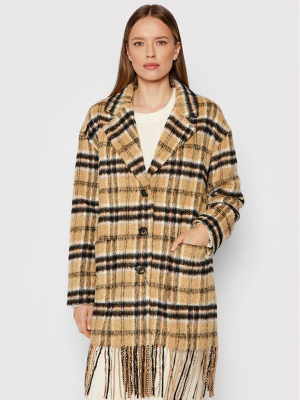 Pinko Pinko Prijelazni kaput Parkside 1G16K3 Y7AY Smeđa Regular Fit