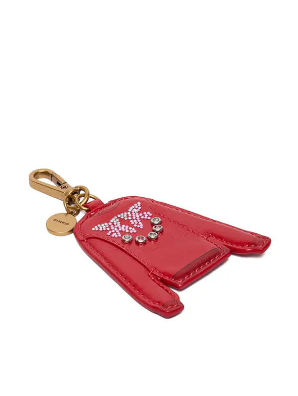 pinko PINKO Privjesak Charm Swea T-Shirt Microbibra AI 25-26 PCPL 105866 A31U Crvena