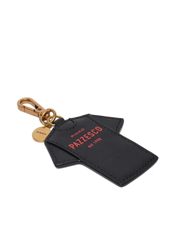 pinko PINKO Privjesak Charm T-Shirt Pinko Pazzesco Microfibra AI 25-26 PCPL 105864 A31U Crna