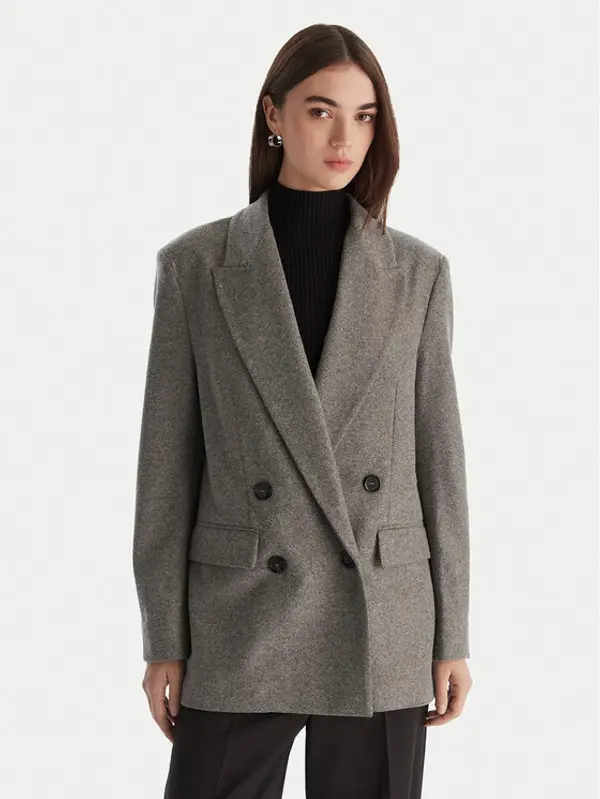 pinko PINKO Sakoi Amora Giacca 106099 A2ZU Siva Regular Fit
