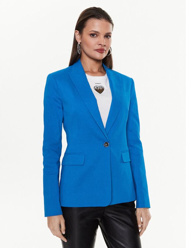 PINKO Pinko Sakoi Equilibrato 100987 A0IM Plava Slim Fit