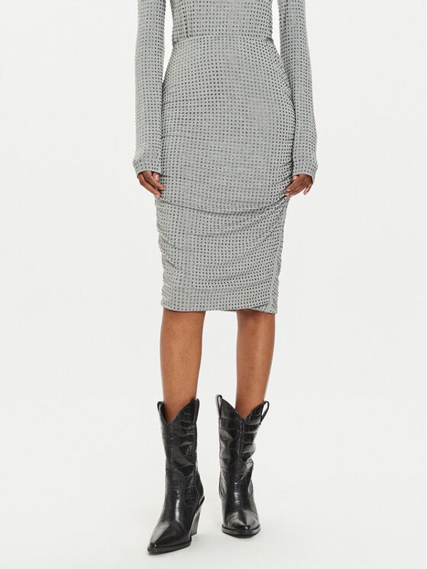 PINKO PINKO Suknja olovka Kedrin 104454 A2B4 Siva Slim Fit