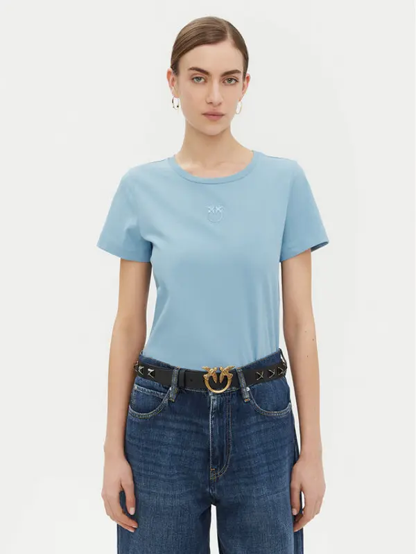 pinko PINKO T-shirt 100355 A2HN Plava Regular Fit