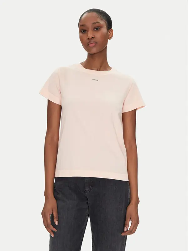 pinko PINKO T-shirt 100373 A228 Ružičasta Regular Fit