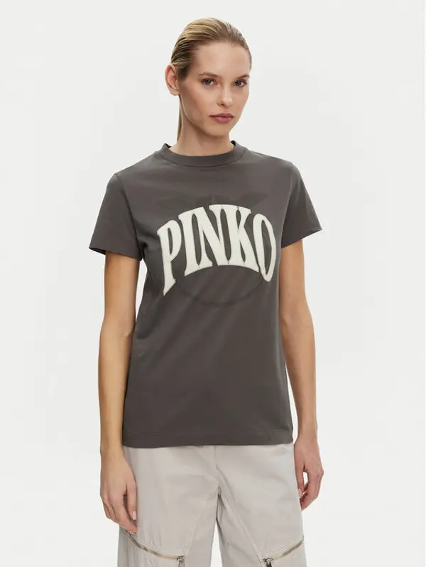 pinko PINKO T-shirt 101752 A2CT I63 Siva Regular Fit