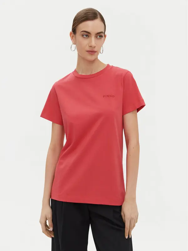 pinko PINKO T-shirt 101752 A2HN Crvena Regular Fit