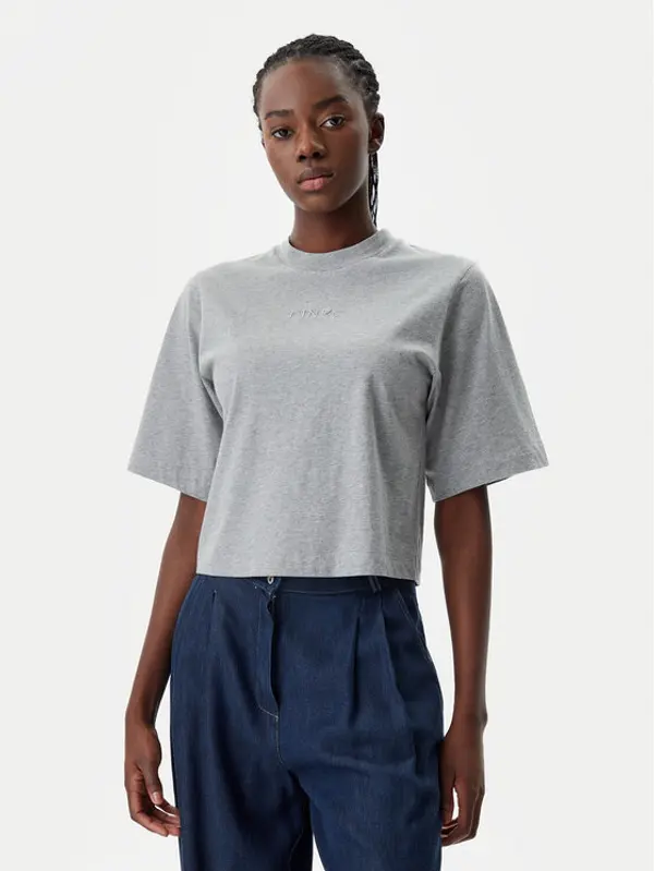 pinko PINKO T-shirt 104604 A2F8 I42 Siva Regular Fit