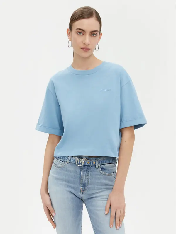 pinko PINKO T-shirt 104882 A2HN Plava Regular Fit