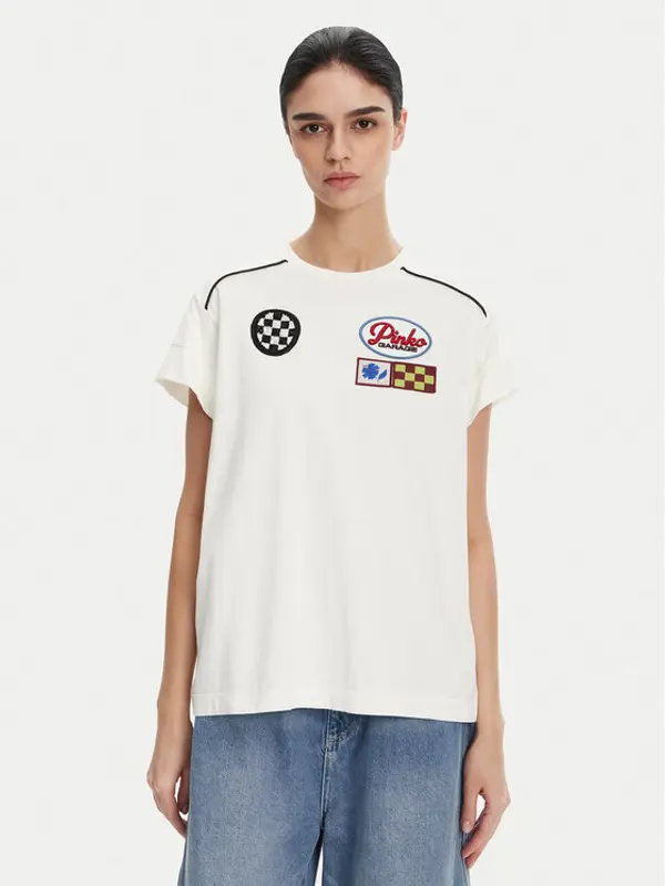 pinko PINKO T-shirt 105270 A2ME Bijela Regular Fit