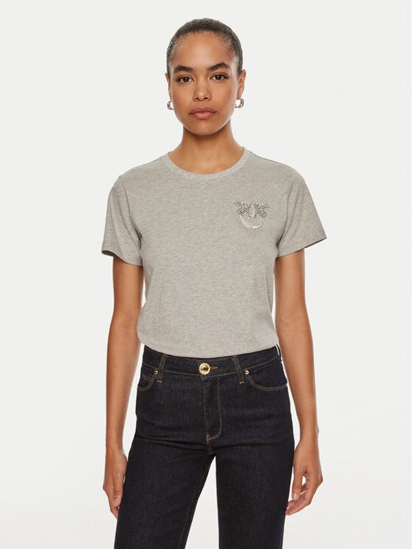 PINKO Pinko T-shirt Nambrone 103320 A24E Siva Relaxed Fit