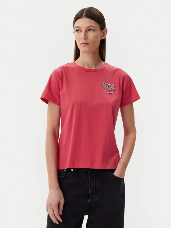 pinko PINKO T-shirt Nambrone 103320 A2G7 Crvena Regular Fit